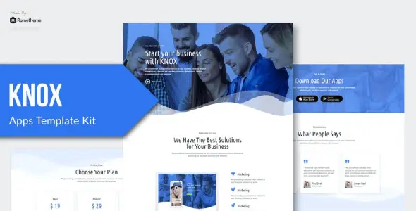 Knox โ Technology & Apps Template Kit