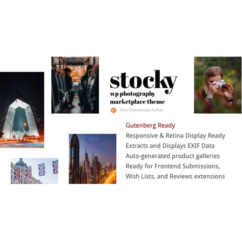 Stocky โ A Stock Photography Marketplace Theme